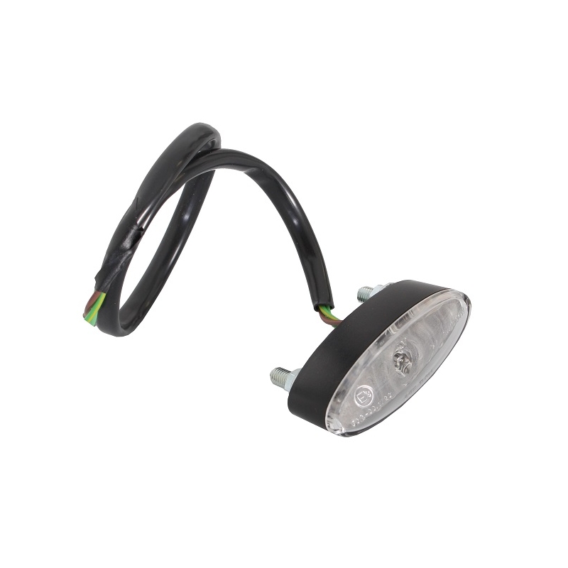 Universāls LED aizmugurējais lukturis, mini ovāls, balts