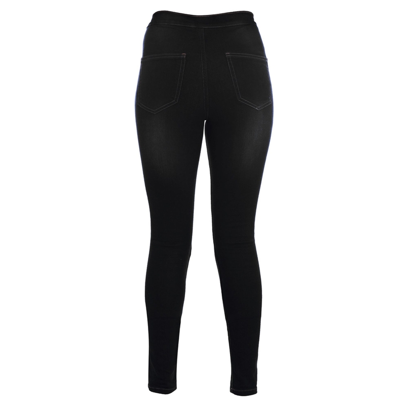 Prodloužené dámské legíny Oxford Jeggings černé
