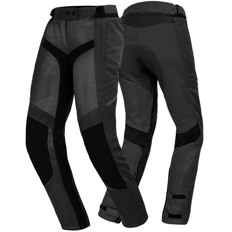 Sieviešu Shima Jet Black motocikla bikses