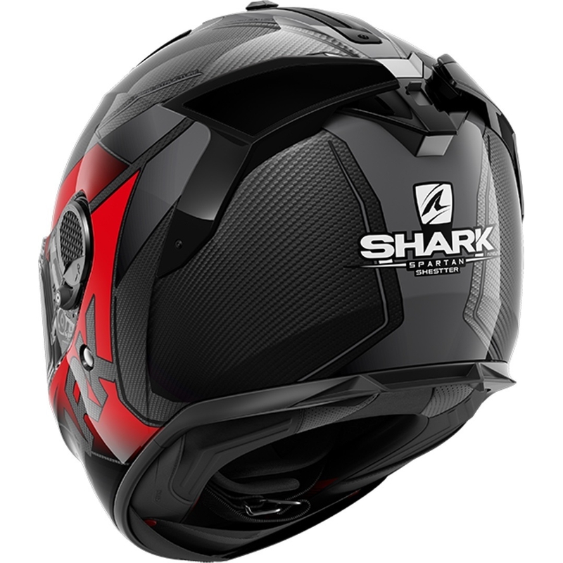 Integrální přilba SHARK SPARTAN GT Carbon Shestter černo-červená