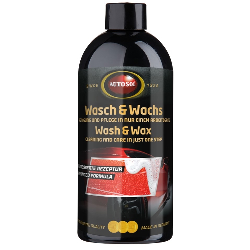 Šampūns ar vasku Autosol Wash and Wax 500 ml