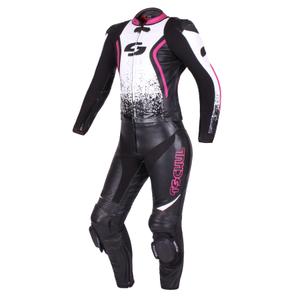 Sieviešu Tschul 586 melns-balts-rozā kombinezons izpārdošana