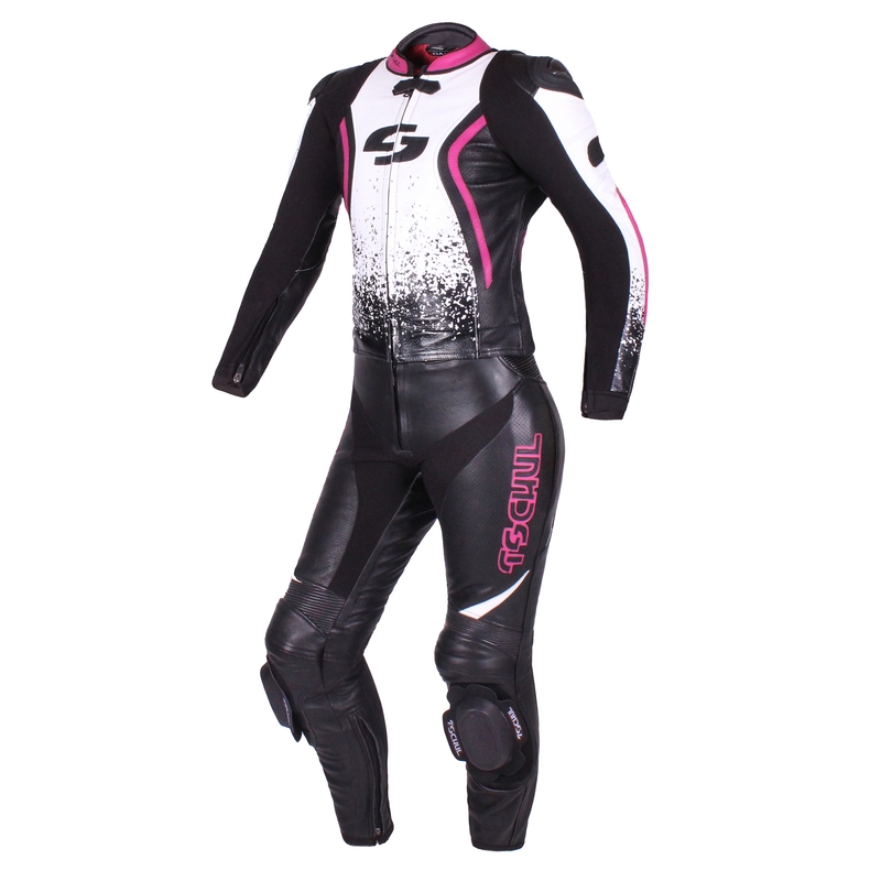 Dámské kalhoty Tschul 586 černo-bílo-růžové výprodej