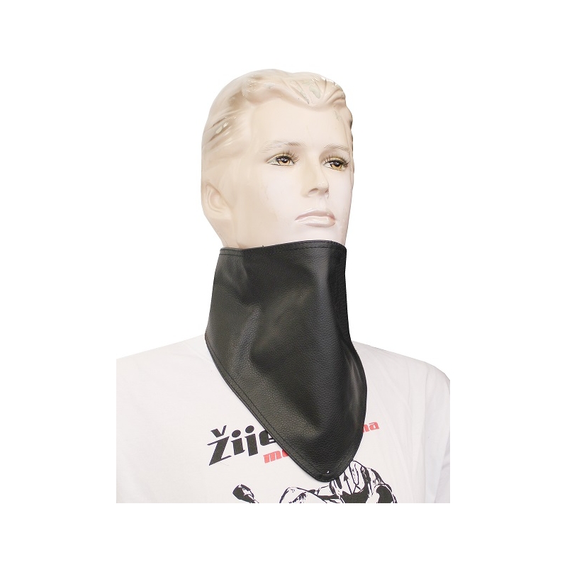 Kožený šátek na krk - Trojcípý