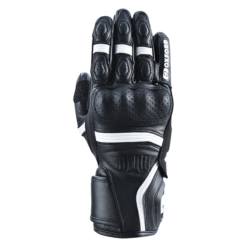 Motocikla cimdi Oxford RP-5 2.0 melns un balts