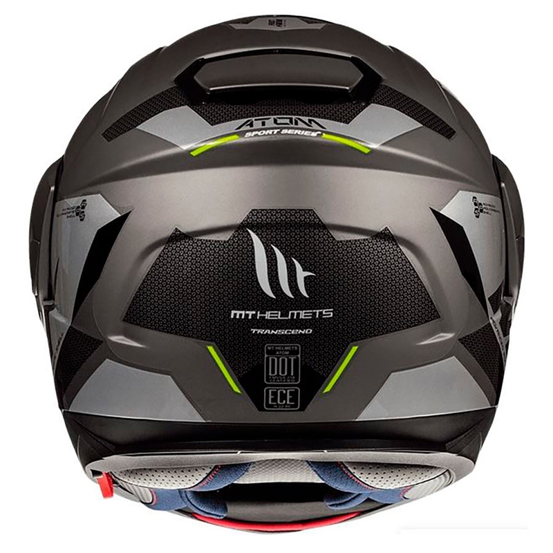Vyklápěcí přilba na motorku MT Atom SV TRANSCEND E2 šedá výprodej