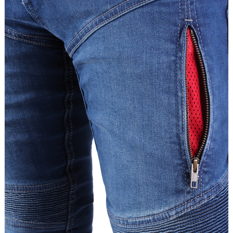 Street Racer Basic II CE Blue motocikla džinsi