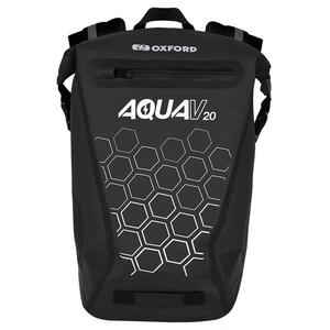 Ūdensnecaurlaidīga mugursoma Oxford AQUA V20 black 20 l