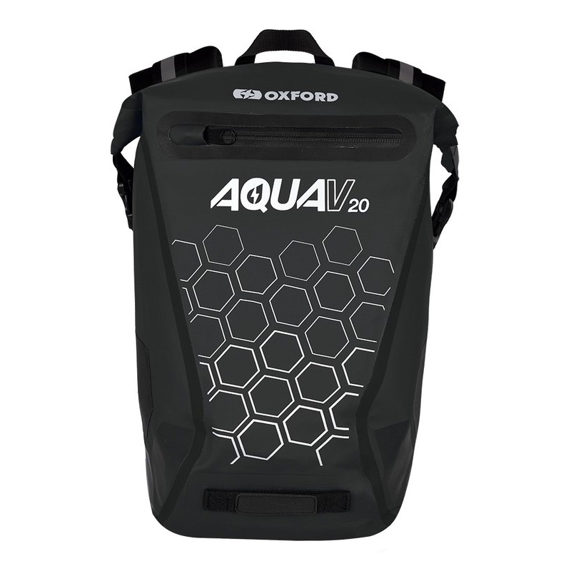 Ūdensnecaurlaidīga mugursoma Oxford AQUA V20 black 20 l
