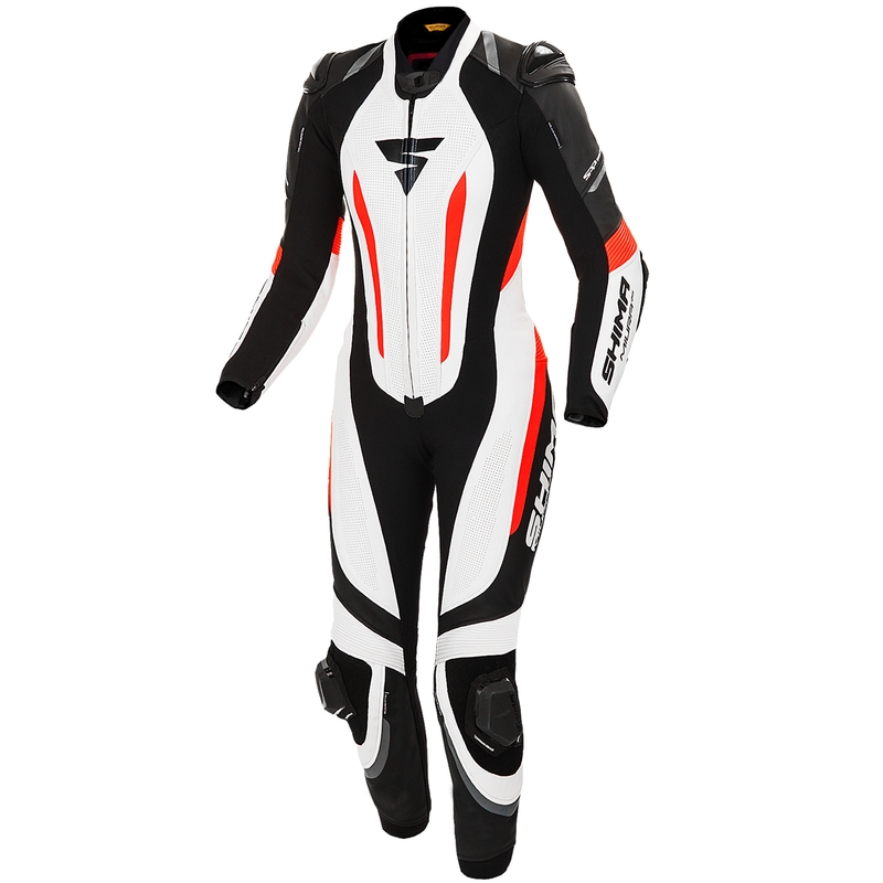 Sieviešu viengabala kostīms Shima Miura RS white-black-fluo red