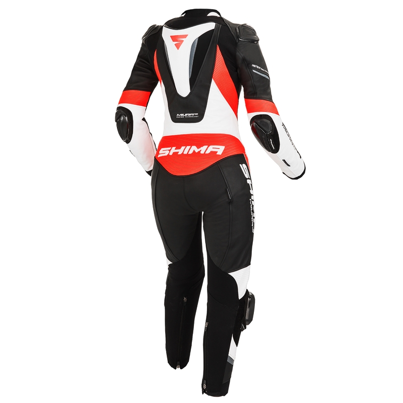 Sieviešu viengabala kostīms Shima Miura RS white-black-fluo red