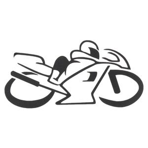 Uzlīmes siluets Bike black