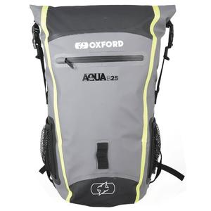 Ūdensnecaurlaidīga Oxford Aqua B25 melns-pelēks-fluo dzeltens 25 l mugursoma