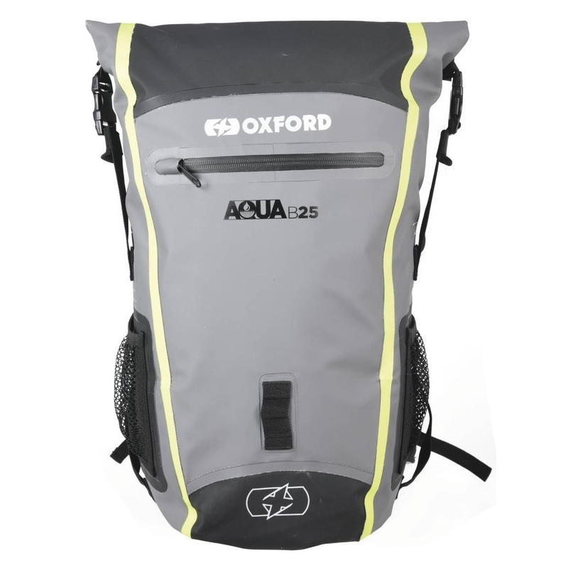 Ūdensnecaurlaidīga Oxford Aqua B25 melns-pelēks-fluo dzeltens 25 l mugursoma