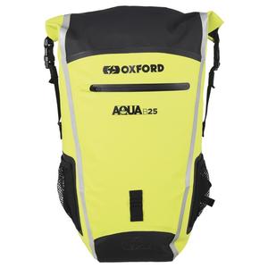 Ūdensnecaurlaidīga mugursoma Oxford Aqua B25 black-fluo yellow 25 l izpārdošana