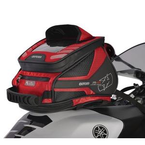 Tvertnes soma un seglu soma Oxford M4R Tank 'n' Tailer melns un sarkans