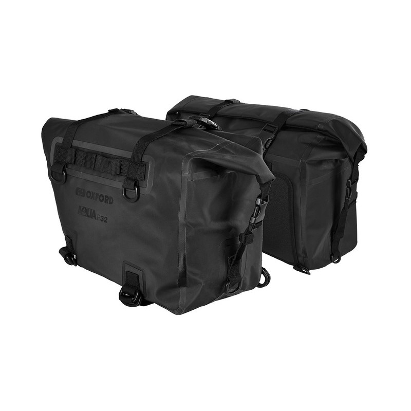 Oxford AQUA P32 melns 16 l motocikla sānu bagāžnieks