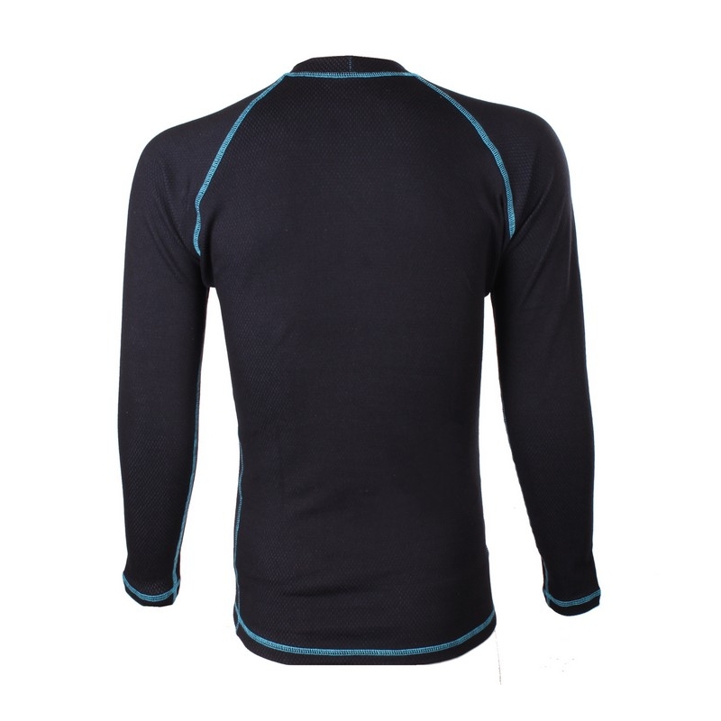 Termo T-krekls RSA Heat melns - zils ar garām piedurknēm