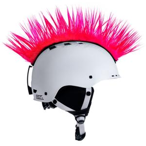 Mohawk ķiveres cepure rozā krāsā