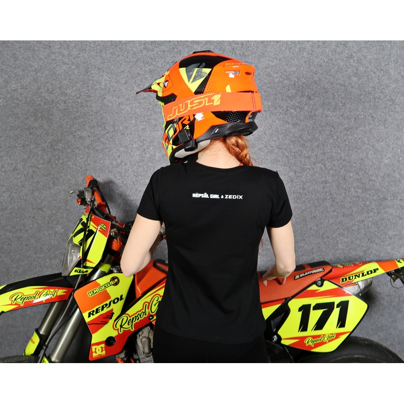 Sieviešu T-krekls SUPERMOTO melns