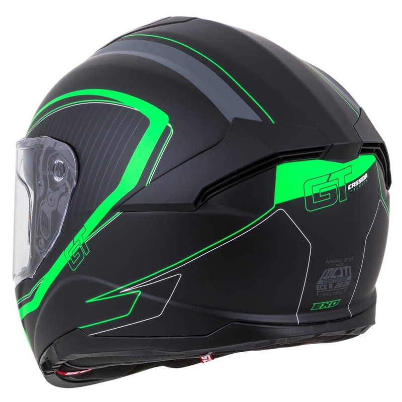Integrální přilba Cassida Integral GT 2.0 Reptyl černo-šedo-zelená