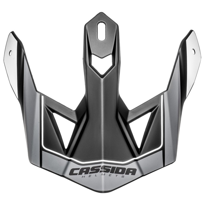 Cassida Cross Pro II ķiveres vizieris melns-pelēks-balts