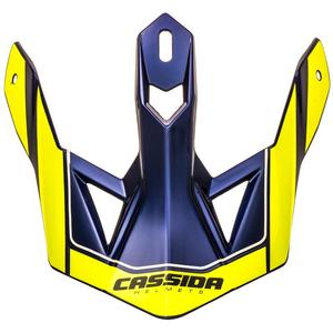 Ķiveres vizieris Cassida Cross Pro II fluo dzeltens-zils