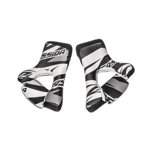 Iekšējie vaigu spilventiņi ķiverei Cassida Cross Pro II melns-balts-pelēks