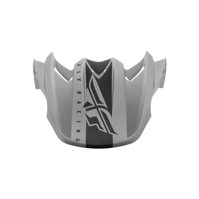 Kšilt pro přilbu FLY Racing F2 černo-šedý