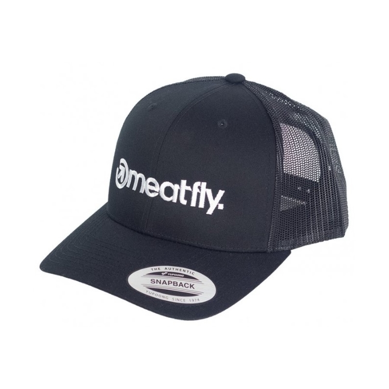 Kšiltovka Meatfly Logo Trucker Yupoong černá