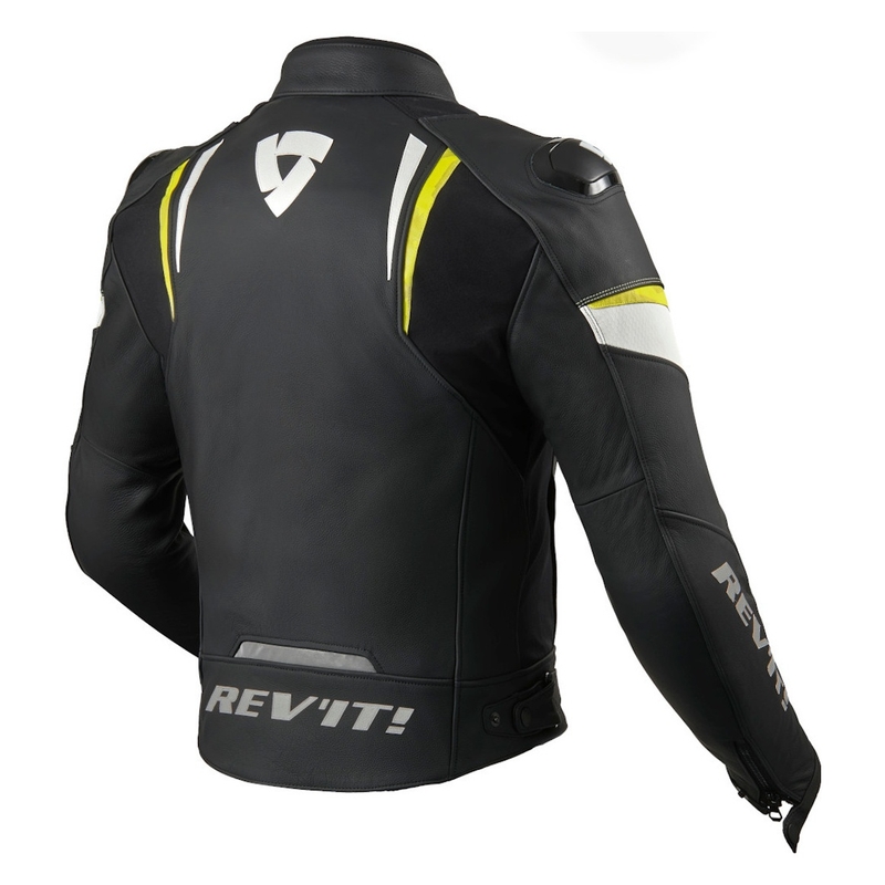 Revit Glide motocikla jaka melns-neona dzeltens izpārdošana