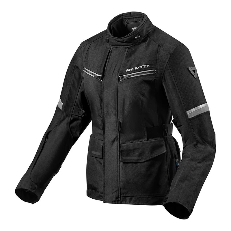 Revit Outback 3 Black-Silver motocikla jaka sievietēm izpārdošana