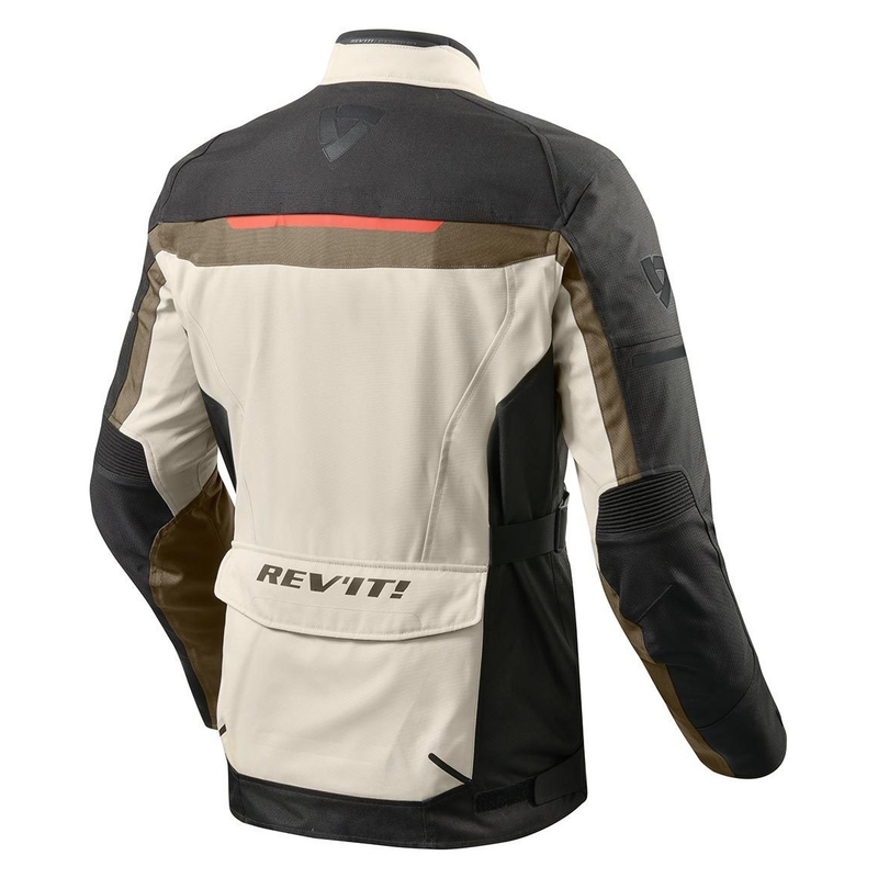 Bunda na motorku Revit Safari 3 černo-pískově hnědá výprodej