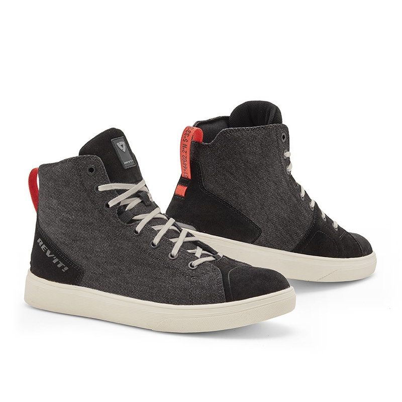 Revit Delta H2O melni un balti motocikla zābaki