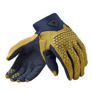 Revit Massif motocikla cimdi okera dzelteni