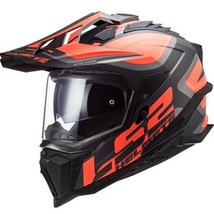Enduro ķivere LS2 MX701 Explorer Alter melns-oranžs-pelēks