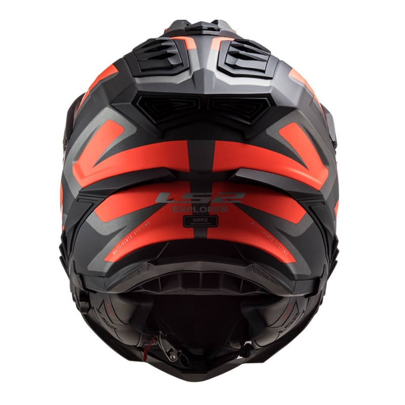 Enduro ķivere LS2 MX701 Explorer Alter melna-oranža-pelēka