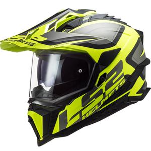 Enduro ķivere LS2 MX701 Explorer Alter melns-pelēks-fluo dzeltens