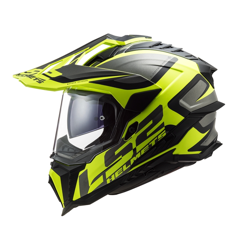 Enduro ķivere LS2 MX701 Explorer Alter melns-pelēks-fluo dzeltens