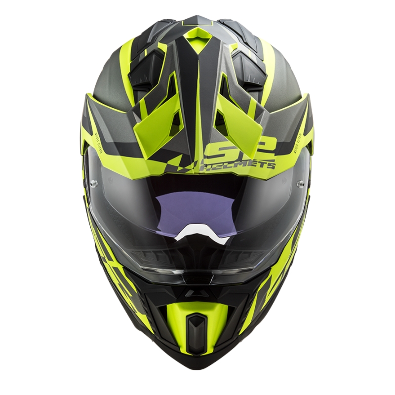 Enduro ķivere LS2 MX701 Explorer Alter melns-pelēks-fluo dzeltens