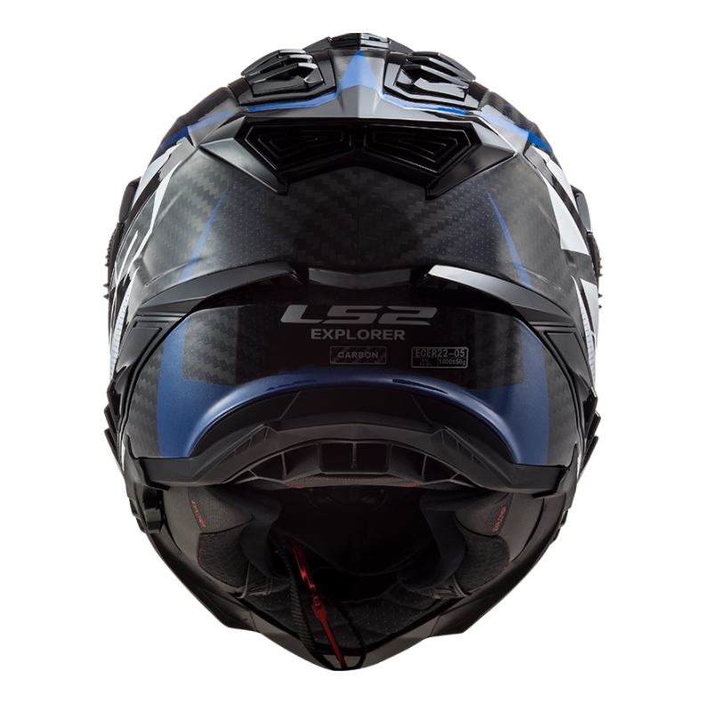 Enduro přilba LS2 MX701 Explorer C Focus bílo-modro-červená