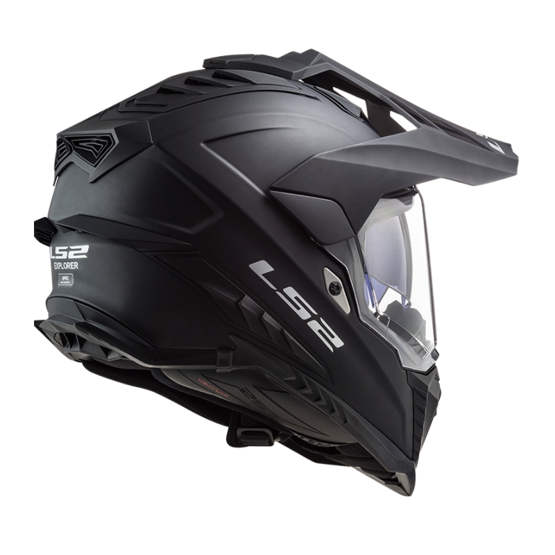Enduro ķivere LS2 MX701 Explorer Solid Black