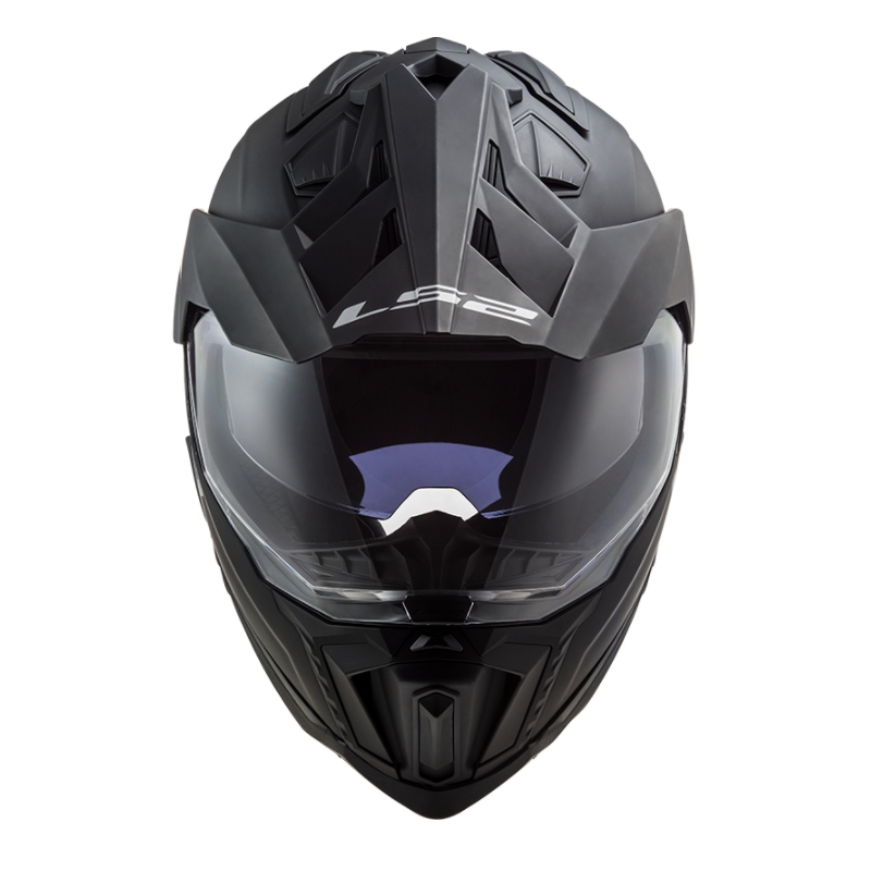 Enduro ķivere LS2 MX701 Explorer Solid Black