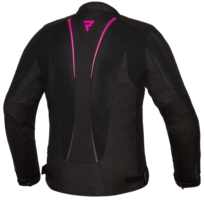 Sieviešu Rebelhorn Hiflow IV Black-Fluo Pink motocikla jaka izpārdošana