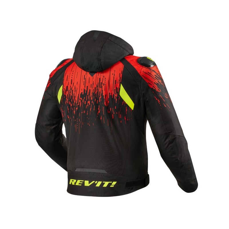 Bunda na motorku Revit Quantum 2 H2O černo-červená výprodej