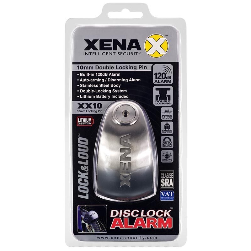 Disku bremžu slēdzene XENA XX10 sudraba