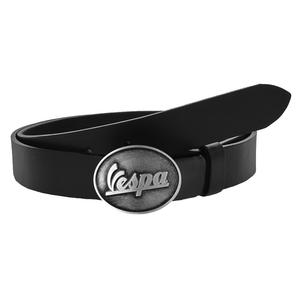 Ādas moto josta ar Vespa sprādzi