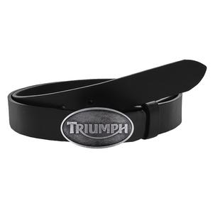 Ādas moto josta ar Triumph sprādzi