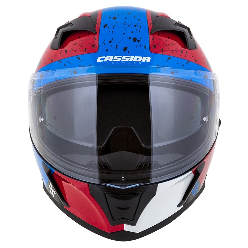 Integral moto ķivere Cassida Integral 3.0 DRFT sarkanīgi perlamutra zila
