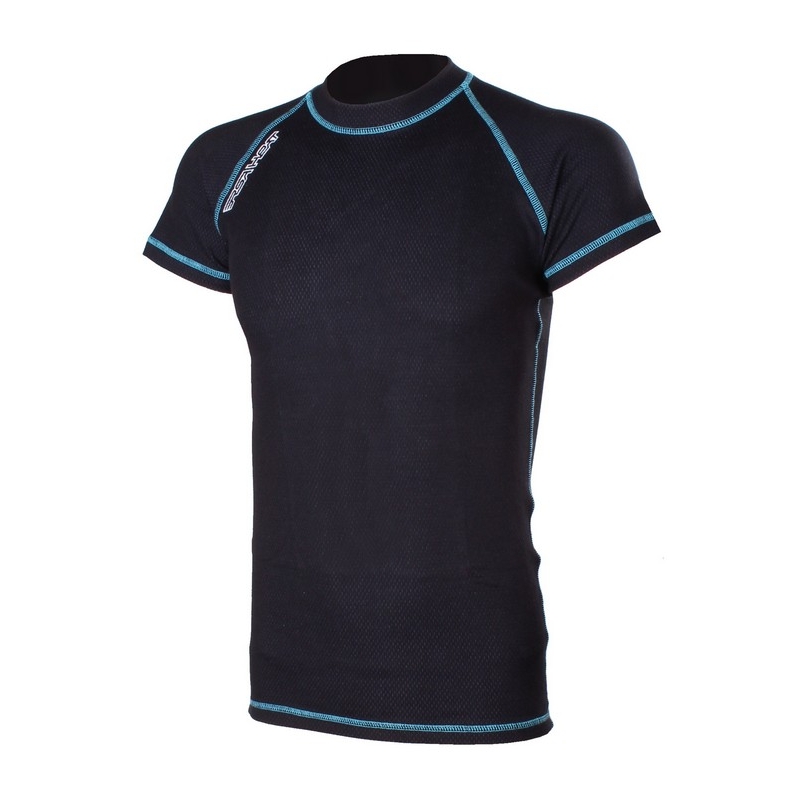 RSA Heat termo krekls melns-zils ar īsām piedurknēm